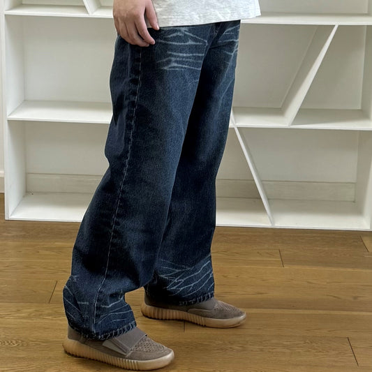 BTTJOB cleanfit Denim Jeans 微喇水波纹重工2021M丹宁牛仔裤