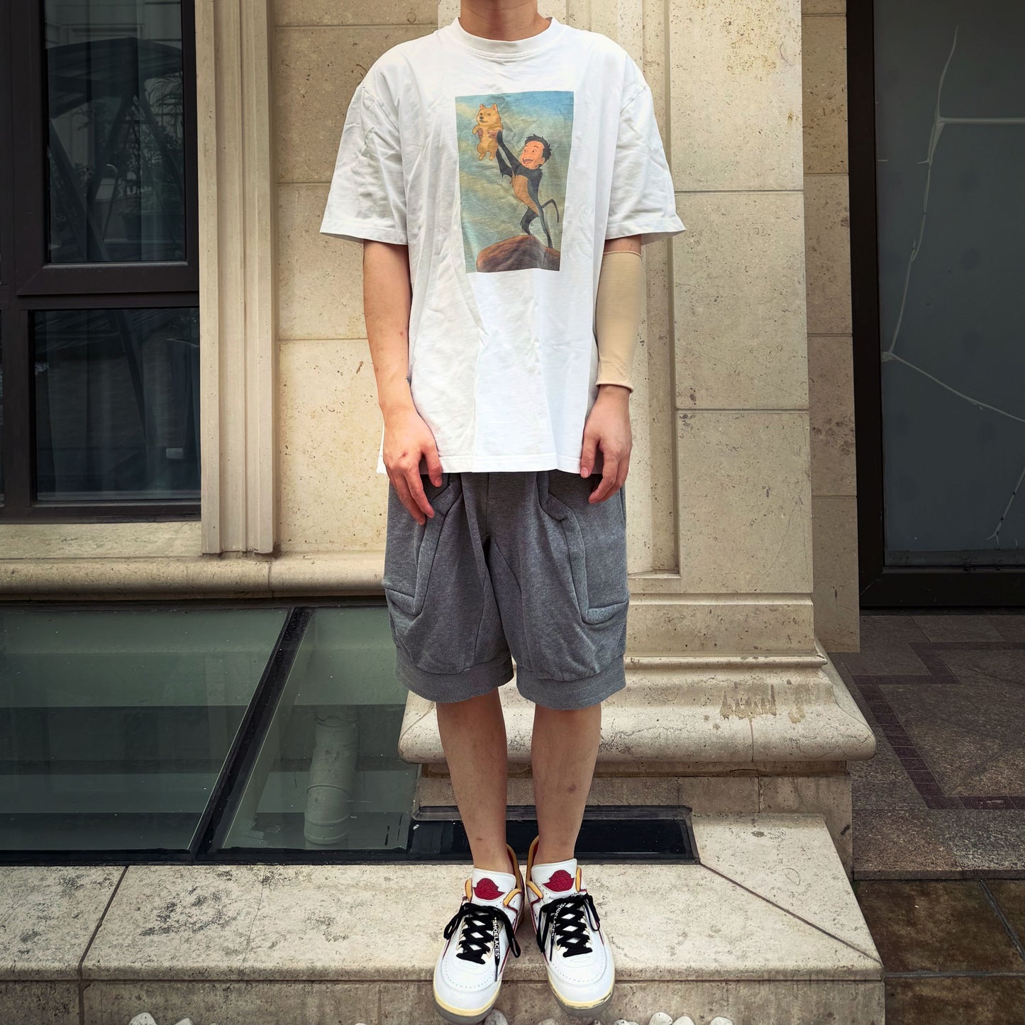 BTTJOB DOGE Ghibli Tshirt 吉卜力风格重磅冰丝棉纯棉短袖内包边无缝