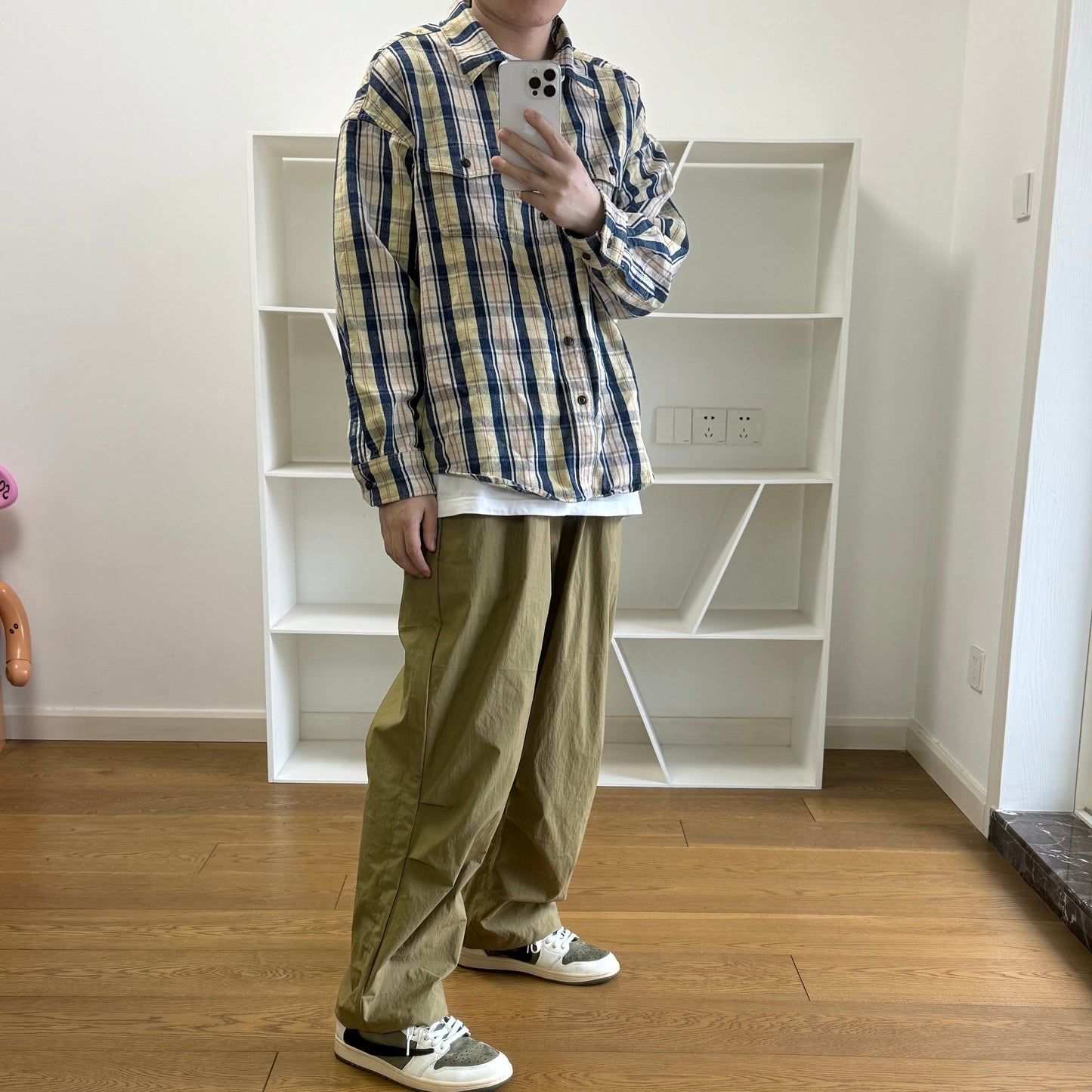 BTTJOB x Washed Cotton 宽松裤#陈冠希卡其绿长裤#pants触手可及