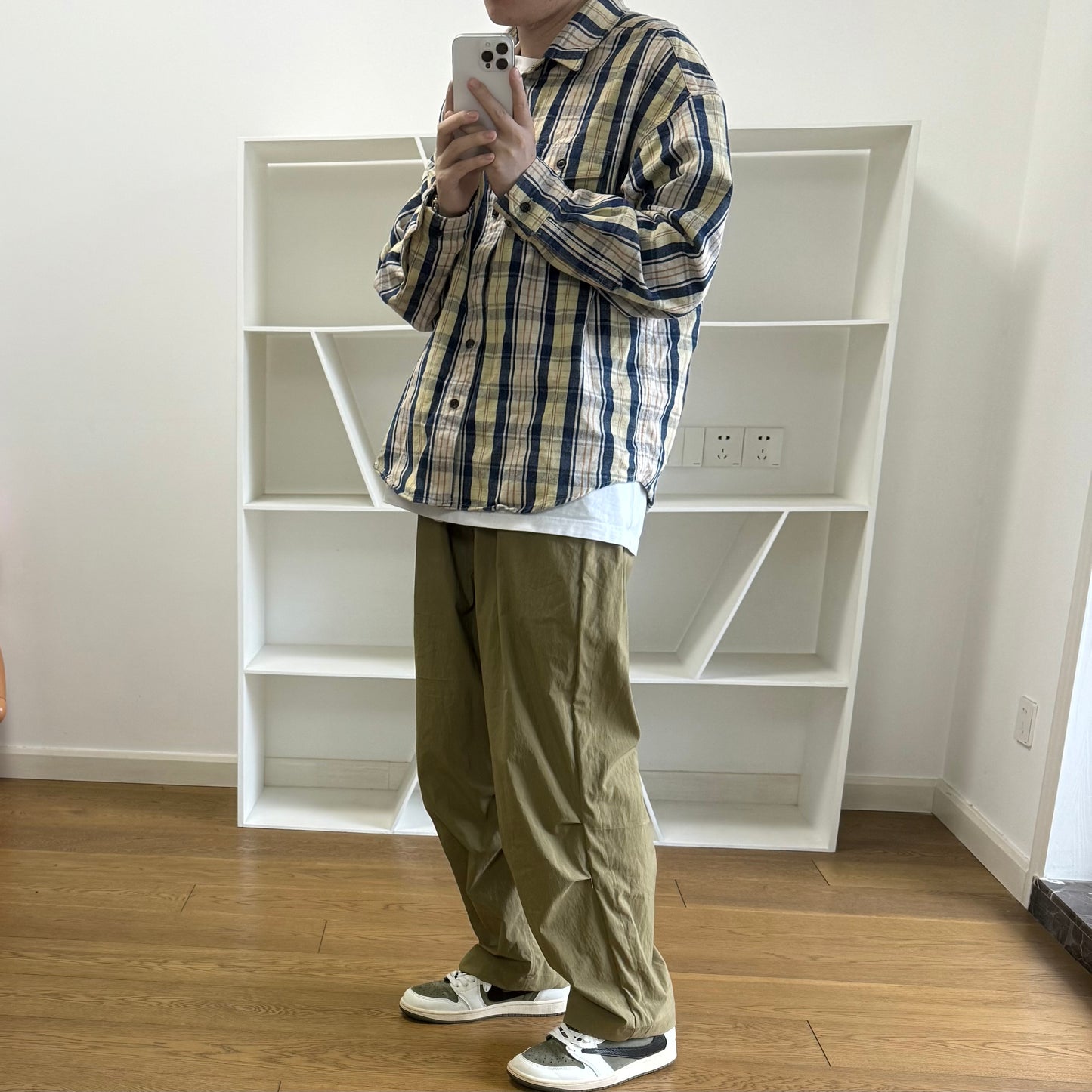 BTTJOB x Washed Cotton 宽松裤#陈冠希卡其绿长裤#pants触手可及